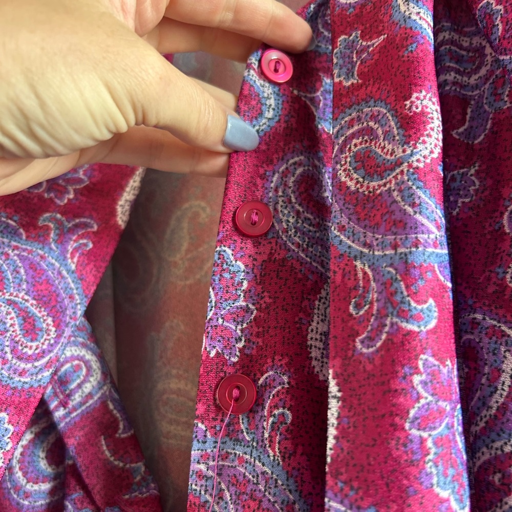 Vintage paisley‎ dress - Picture 4 of 8